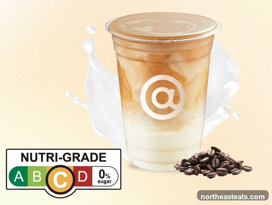 Cotti Coffee Drink with Nutri-Grade Label