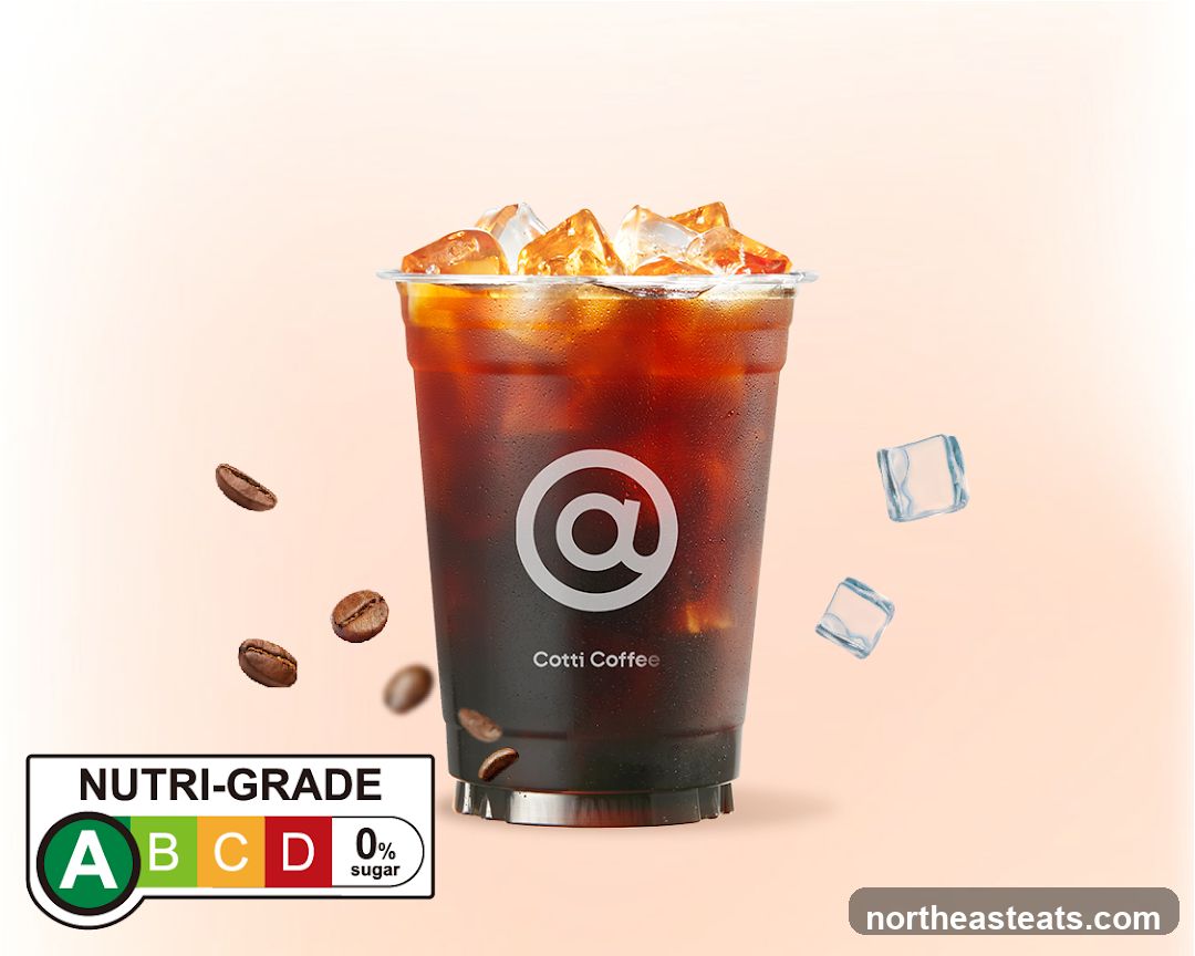 Iced Coffee with Nutri-Grade Label