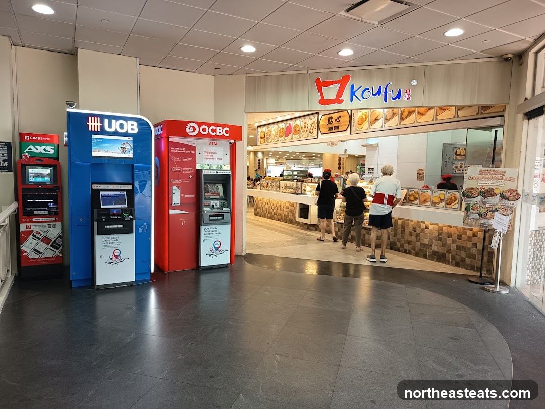 Food stall with ATMs