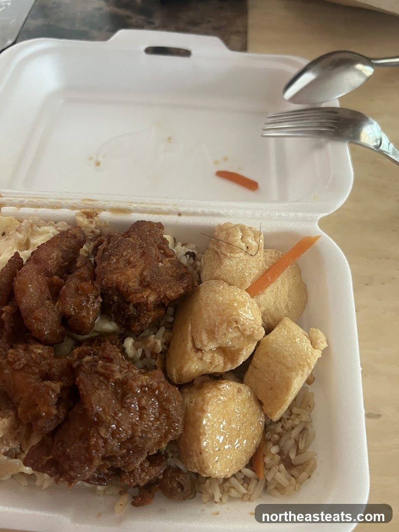 Takeout Container with Food