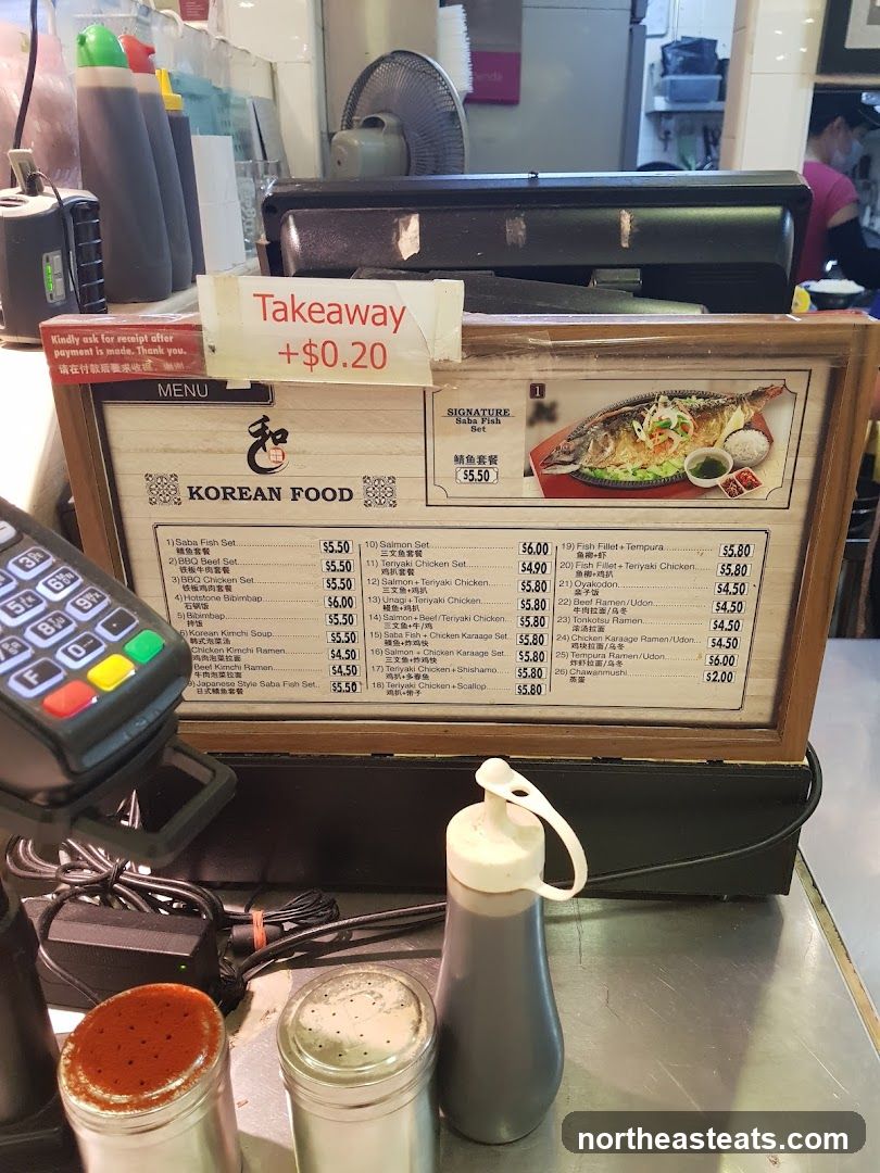 KOREAN FOOD MENU