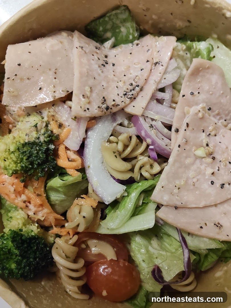 Salad with Turkey and Pasta