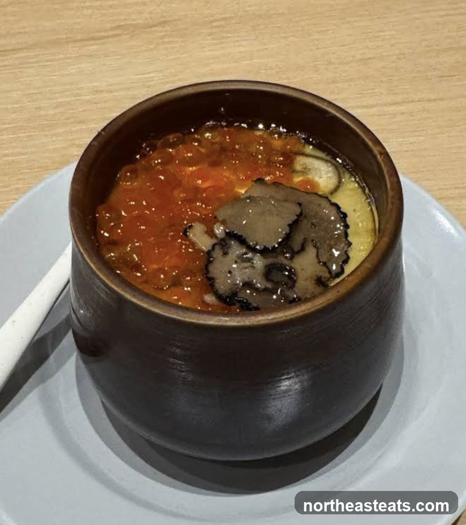 Chawanmushi with Ikura and Truffle