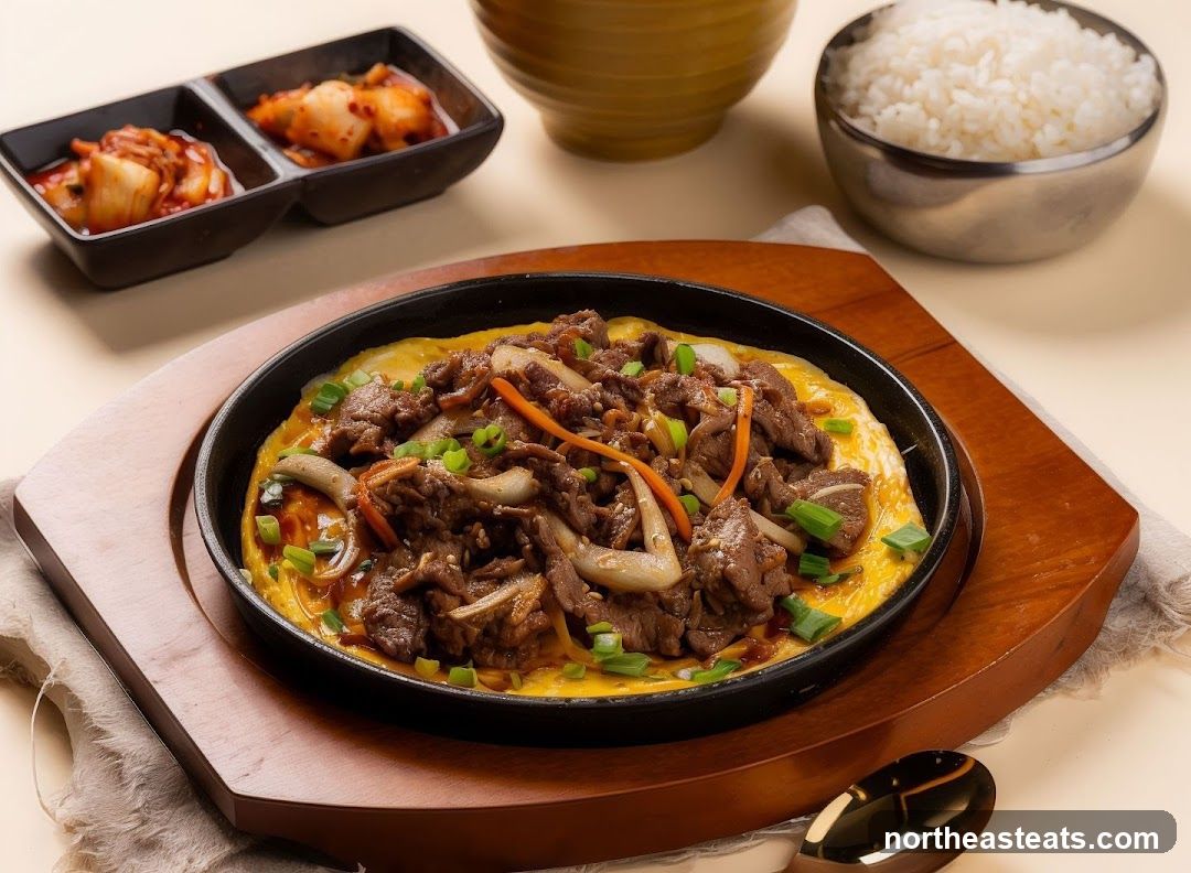 Korean Beef and Egg Dish