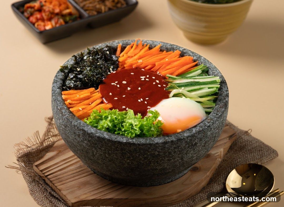 Bibimbap in Stone Bowl