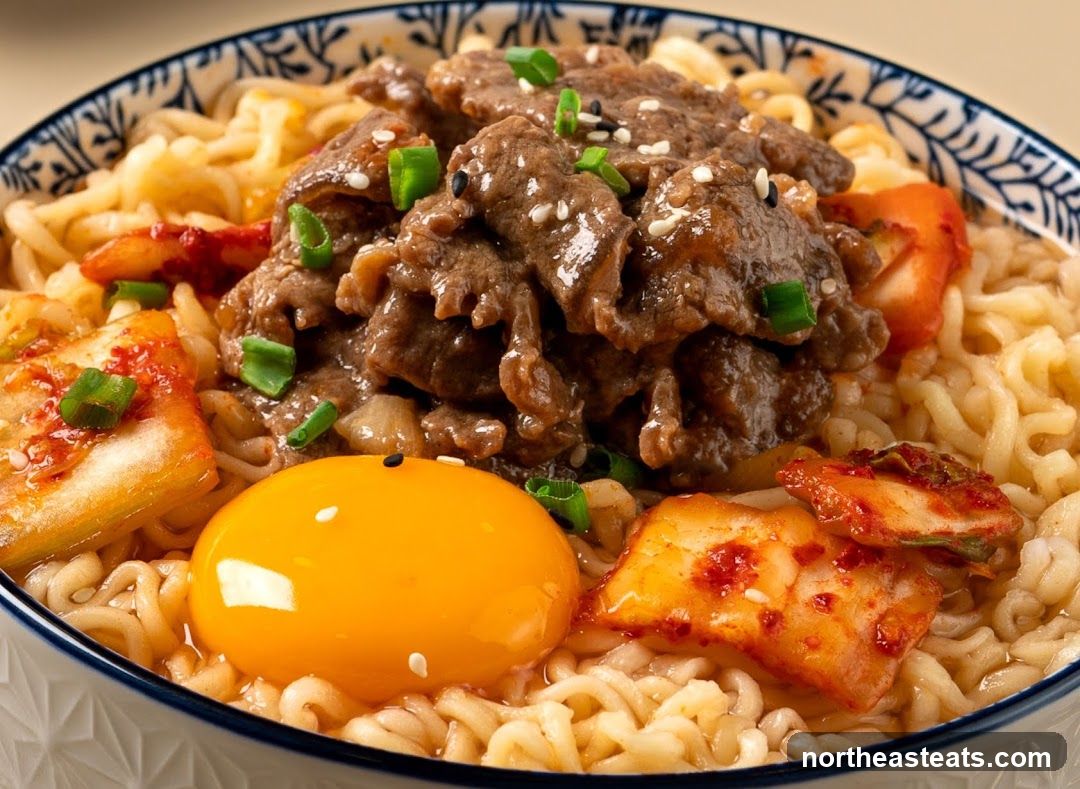 Beef and Kimchi Ramen