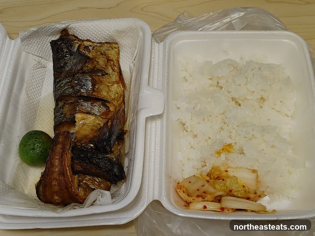 Grilled Fish and Rice