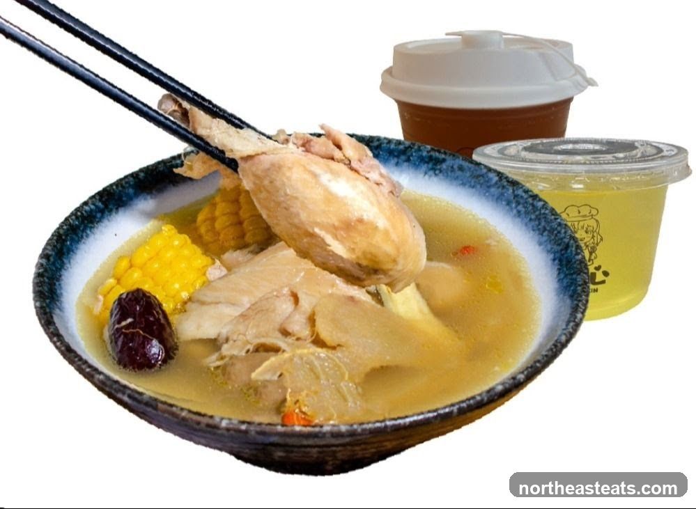 Chicken Soup with Corn and Jujube