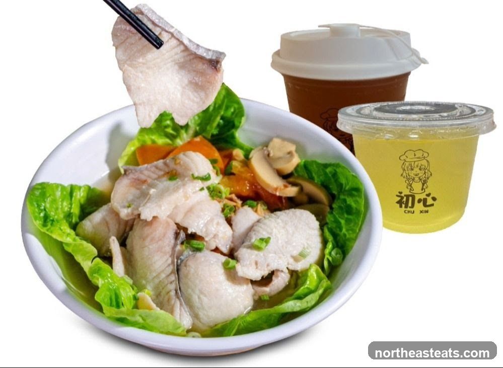 Fish Soup with Drinks