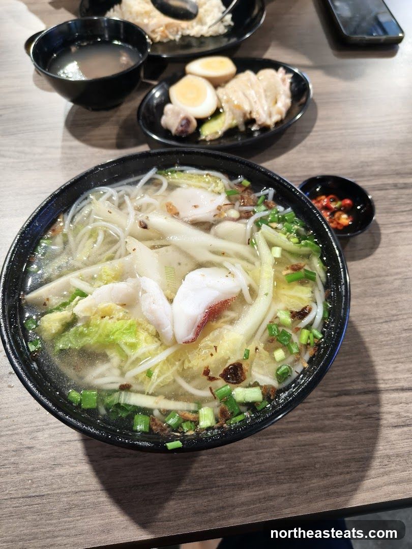 Noodle Soup with Side Dishes