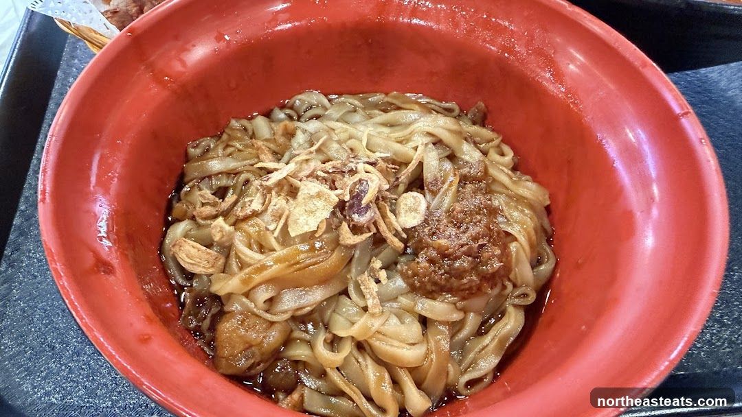Noodles in a bowl