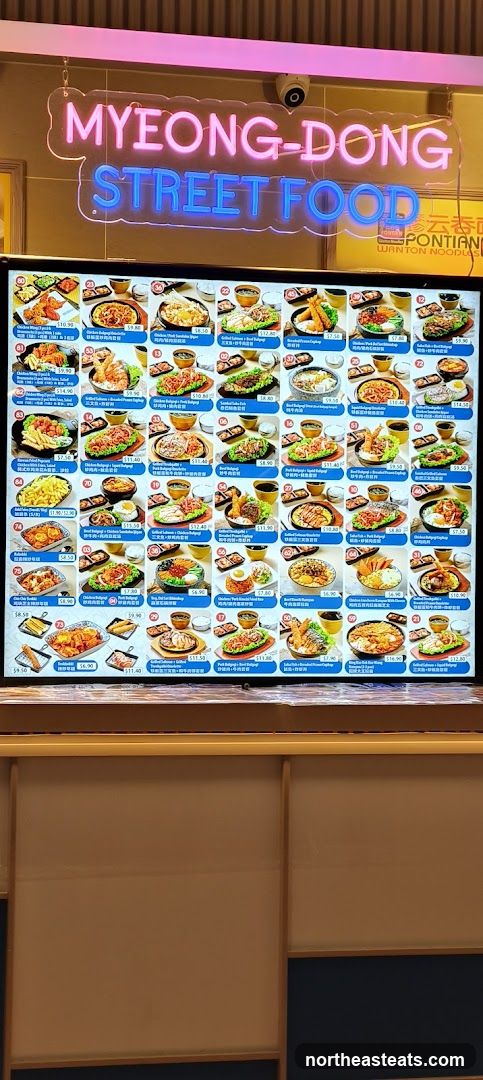 Myeong-Dong Street Food Menu