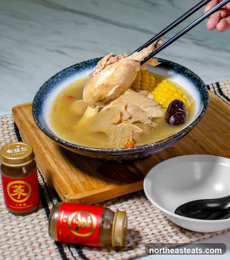 Chicken Soup with Corn and Jujube