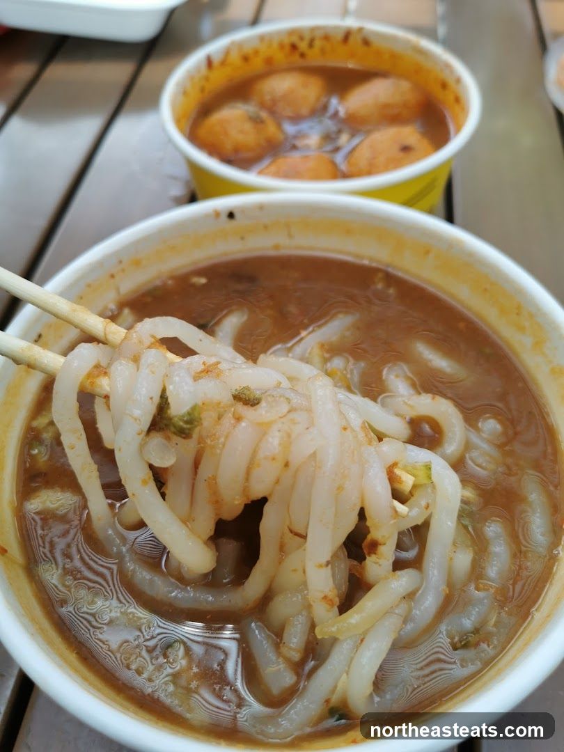 Noodles and Fish Balls