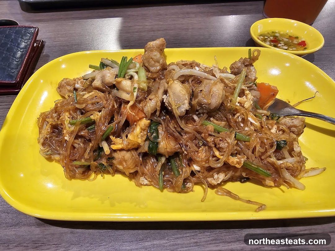 Noodle Dish with Chicken and Vegetables
