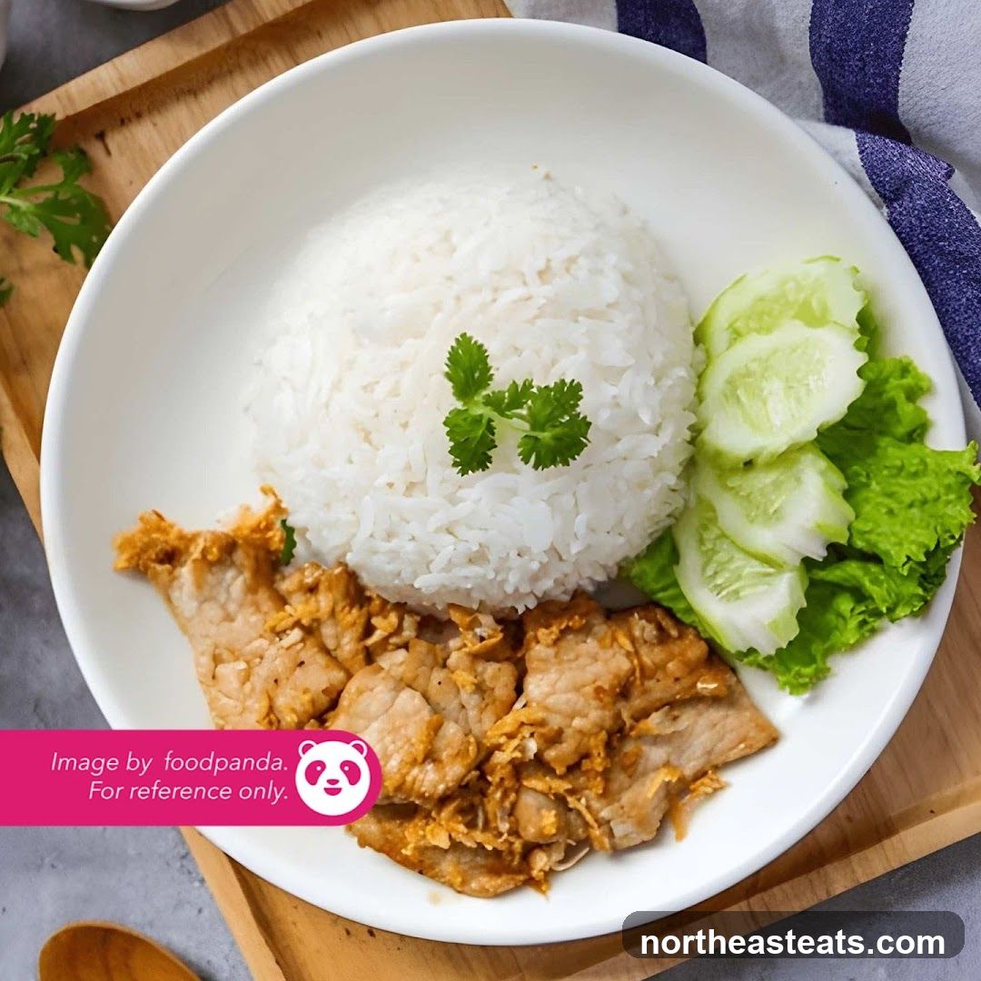 Garlic Pork with Rice