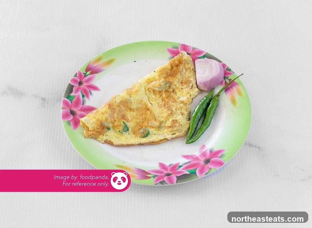 Omelette with Onion and Chilies