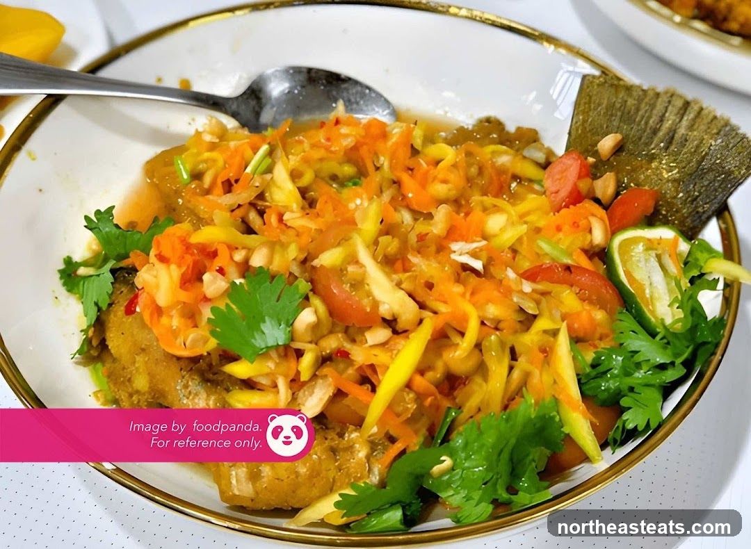 Fish with Mango Salad