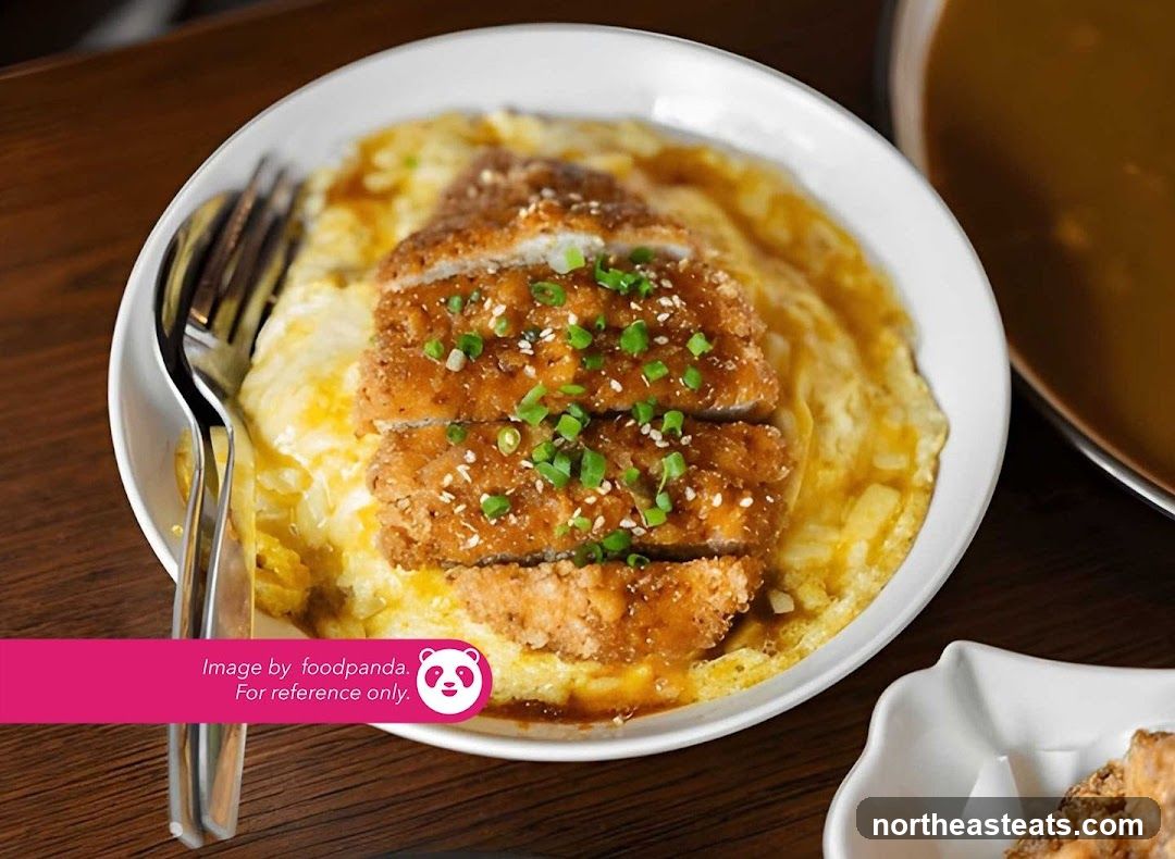 Omelette with Sliced Pork Cutlet