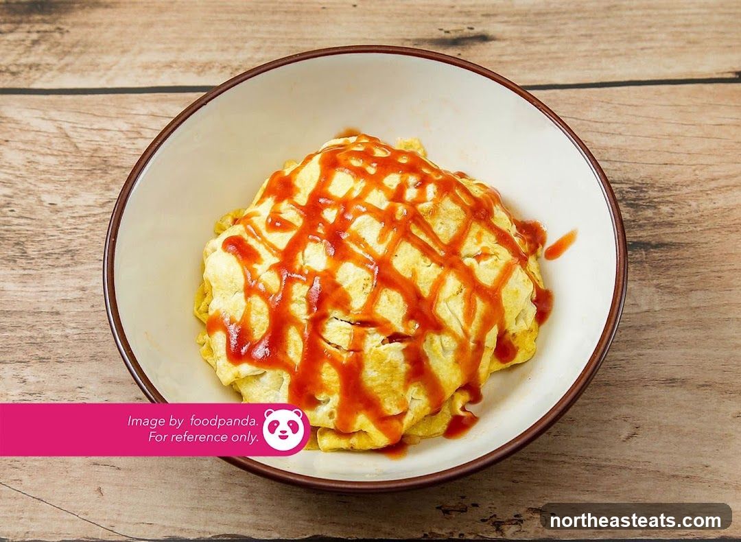 Omurice with Ketchup