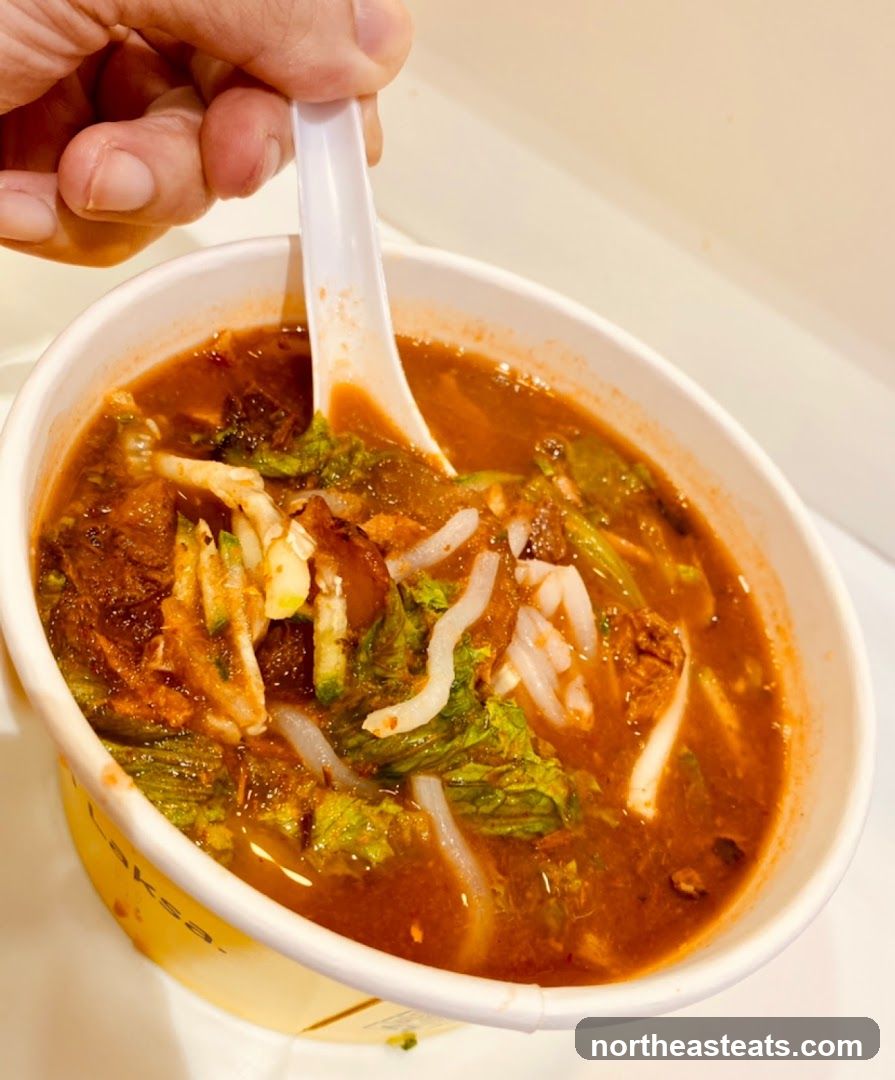 Laksa in a Takeaway Bowl
