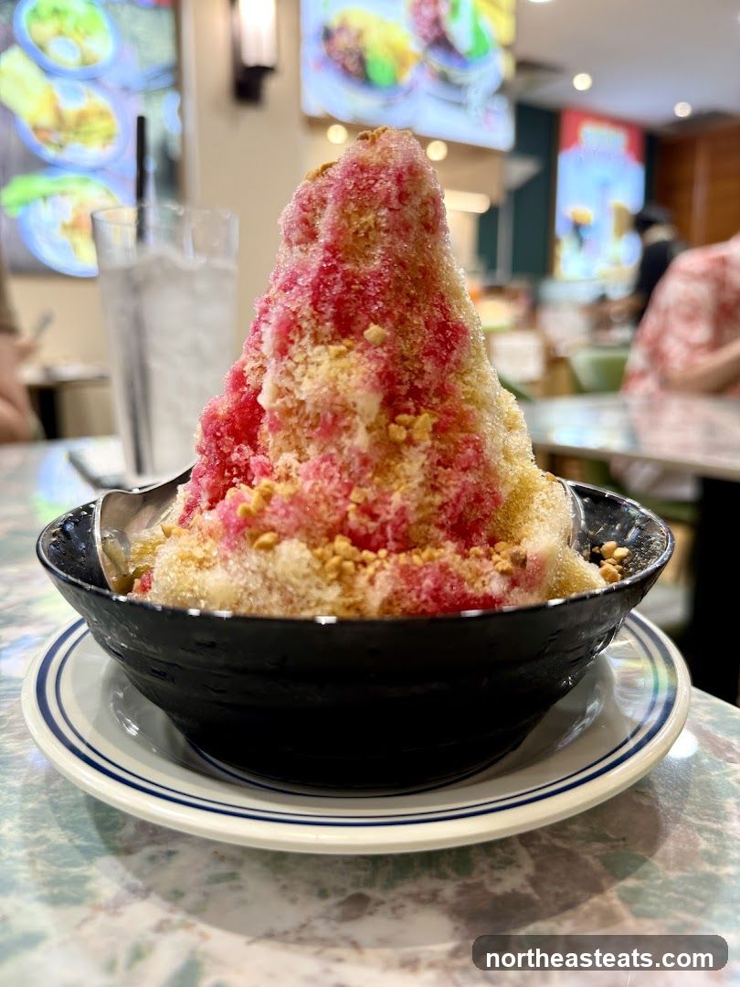 Dessert with Shaved Ice