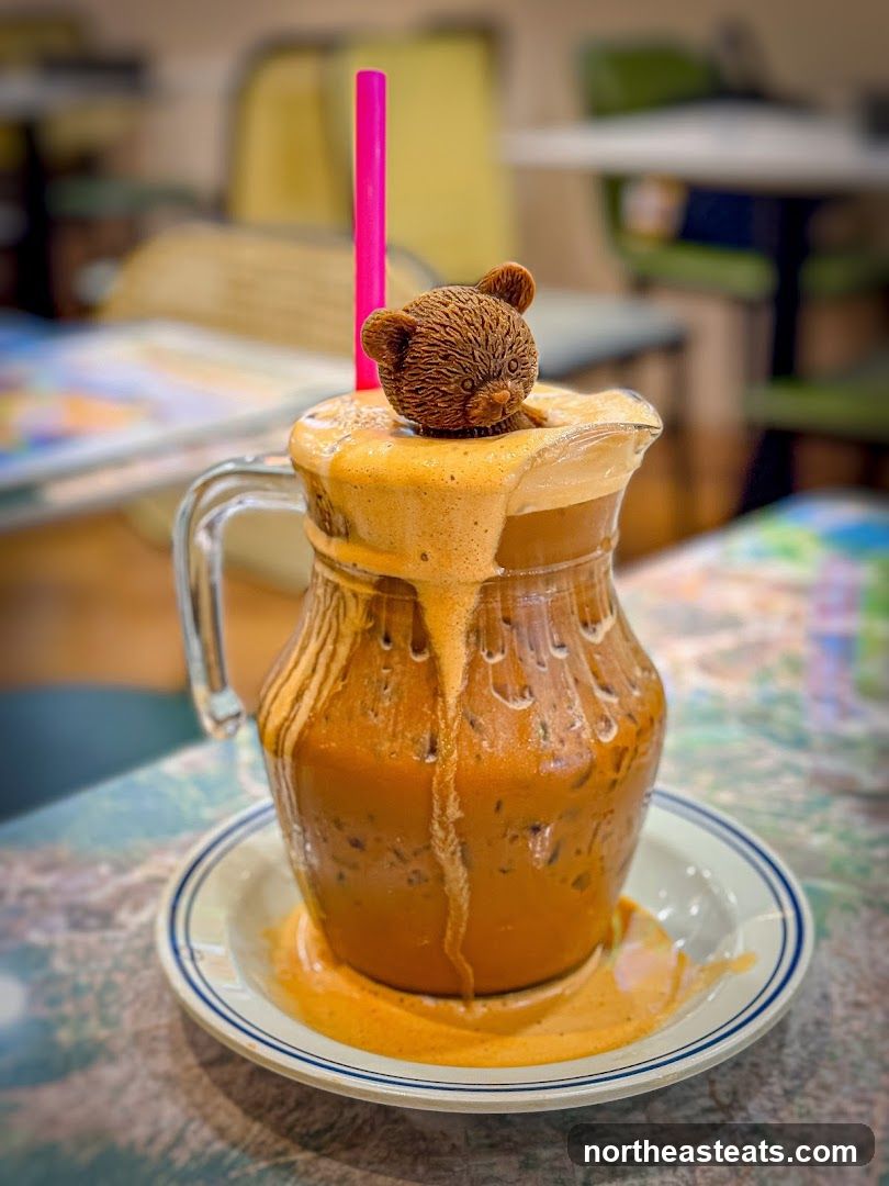 Iced Tea with Teddy Bear Garnish