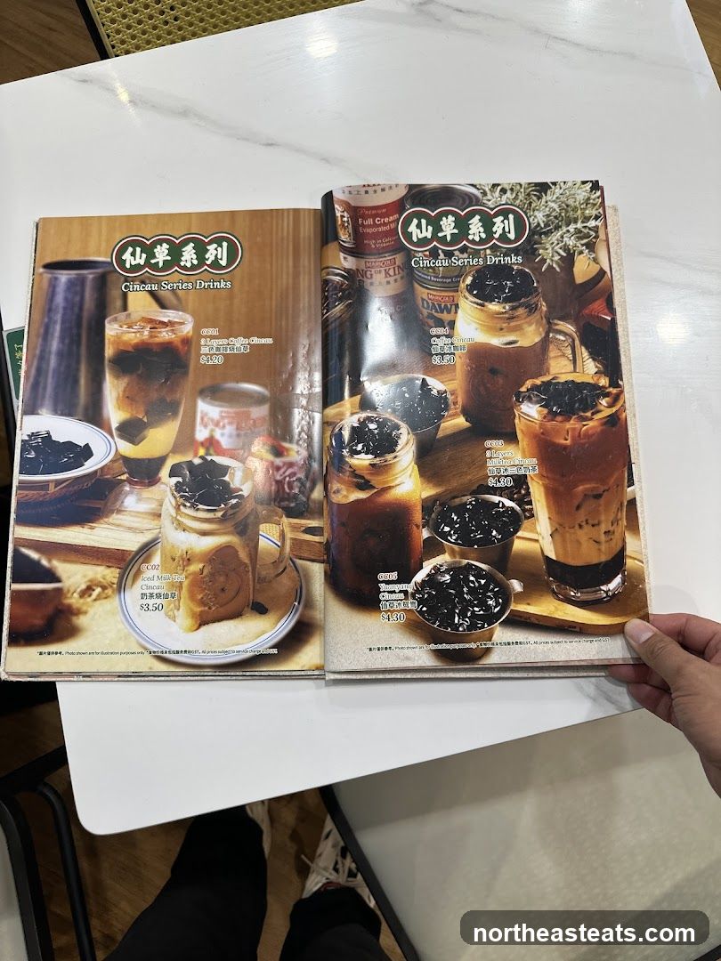 Cincau Series Drinks