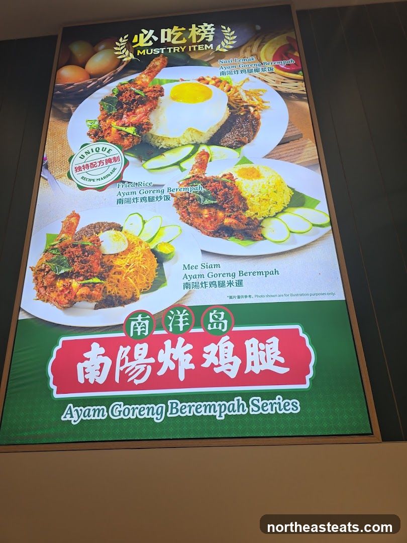 Ayam Goreng Berempah Series Menu