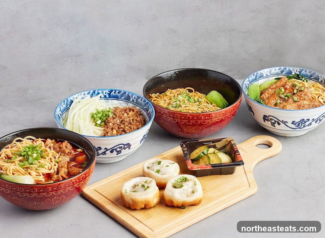 Noodle Bowls and Pan-Fried Buns