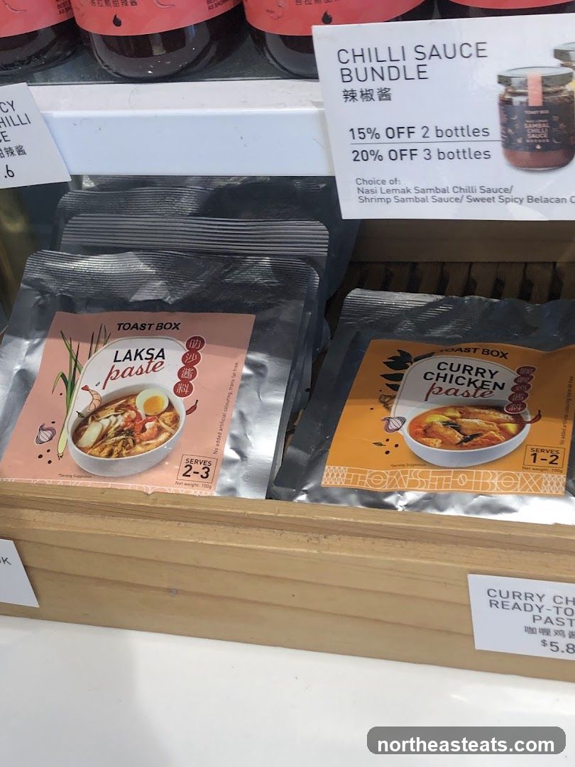 Toast Box Laksa and Curry Chicken Paste