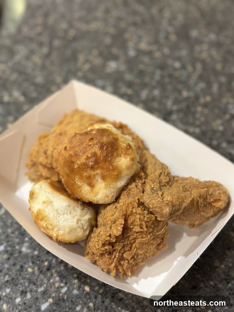 Fried Chicken and Biscuits