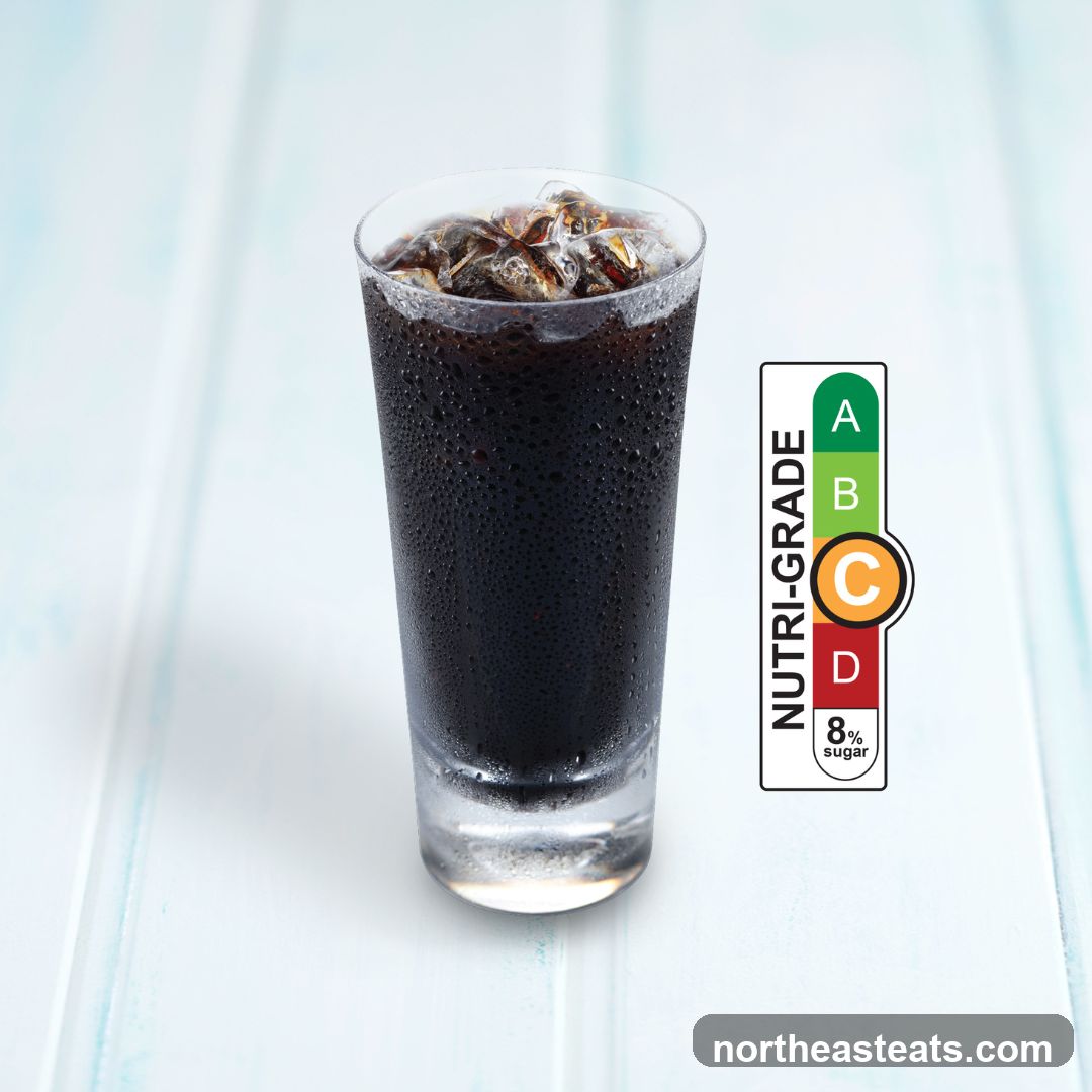 Iced Coffee with Nutri-Grade Label