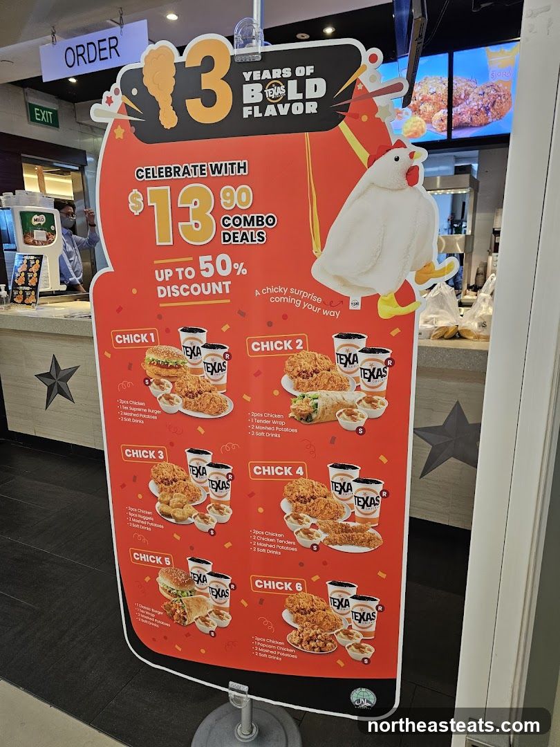 Texas Chicken 13th Anniversary Combo Deals