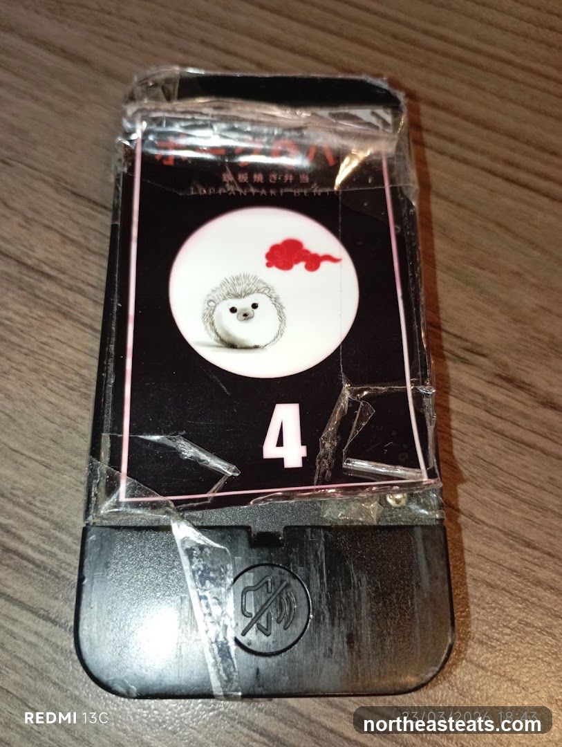 Table Number with Hedgehog Graphic