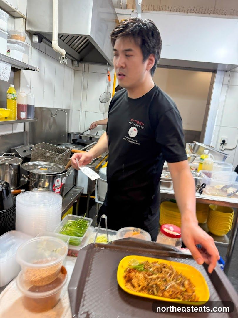 Chef preparing food