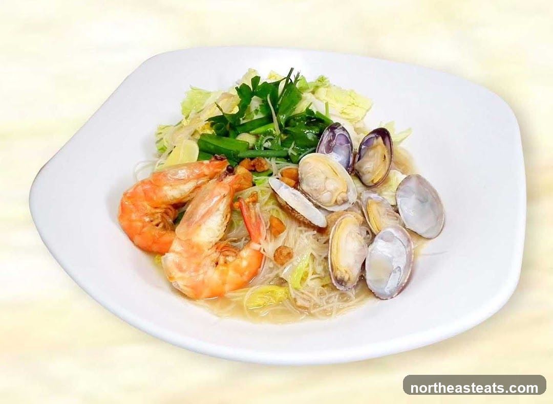 Shrimp and Clam Noodle Dish