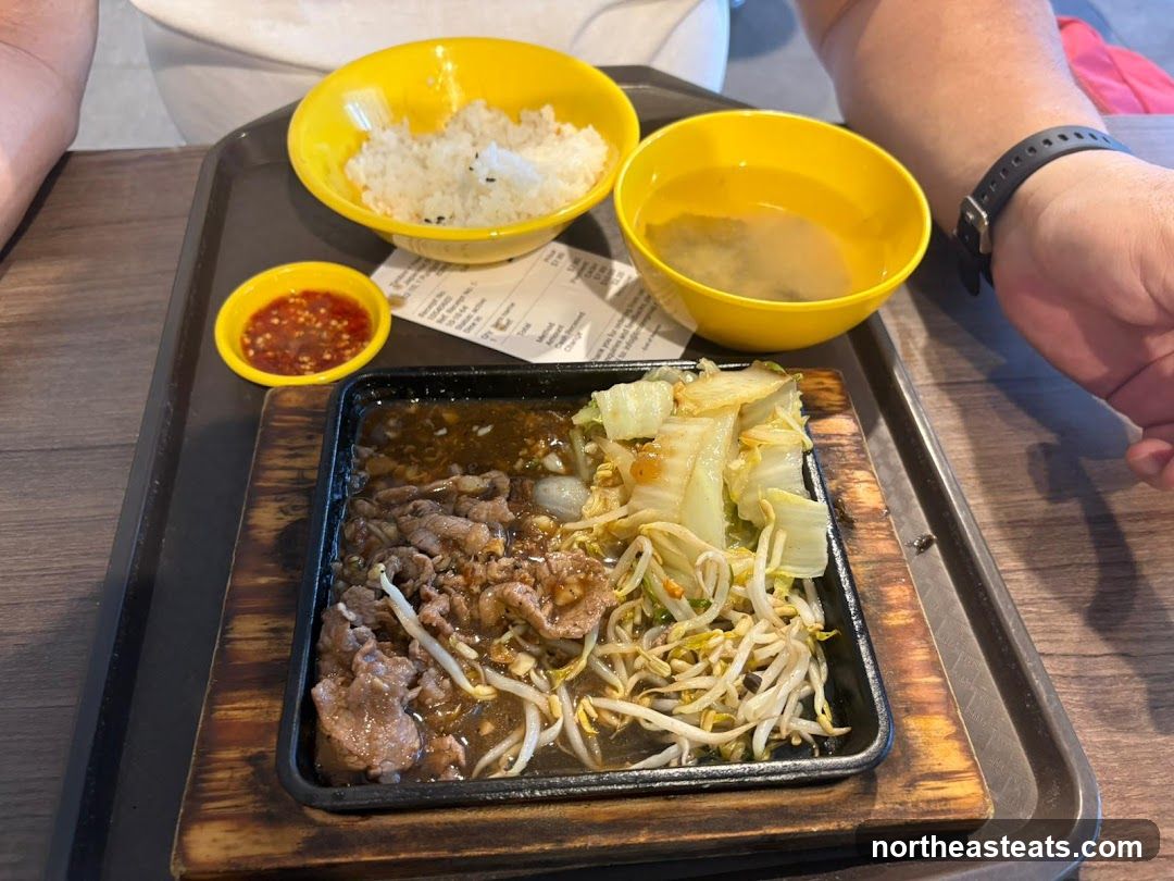 Sizzling Beef and Vegetable Dish