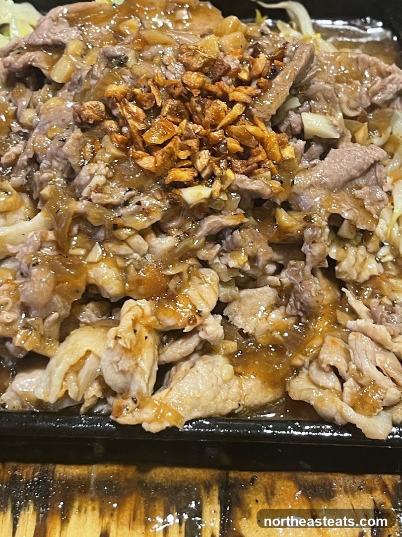 Sizzling Beef with Garlic