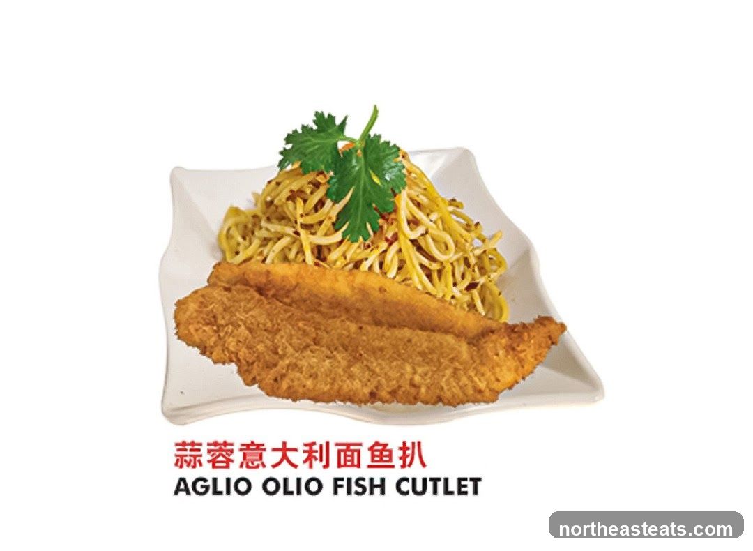 Aglio Olio Fish Cutlet