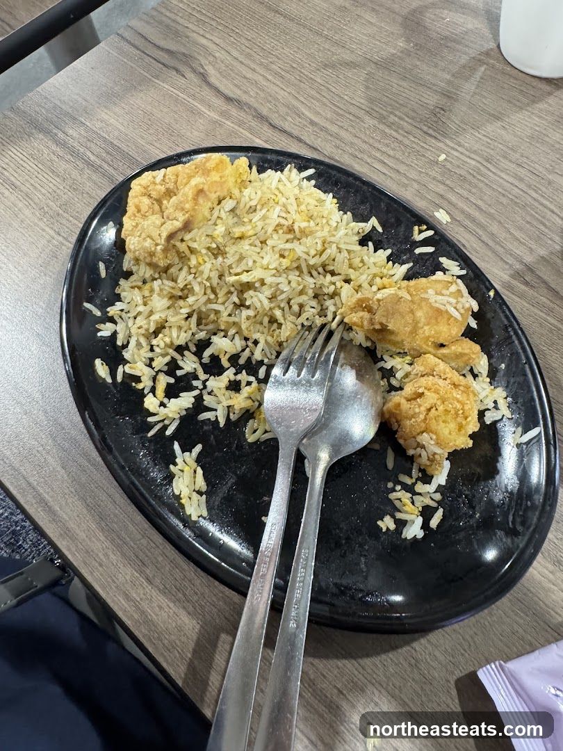 Fried Chicken and Rice