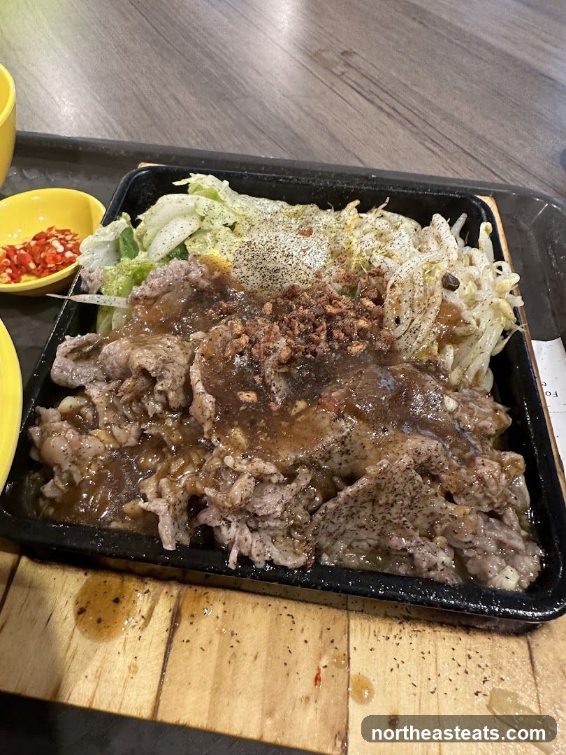Sizzling Beef Platter