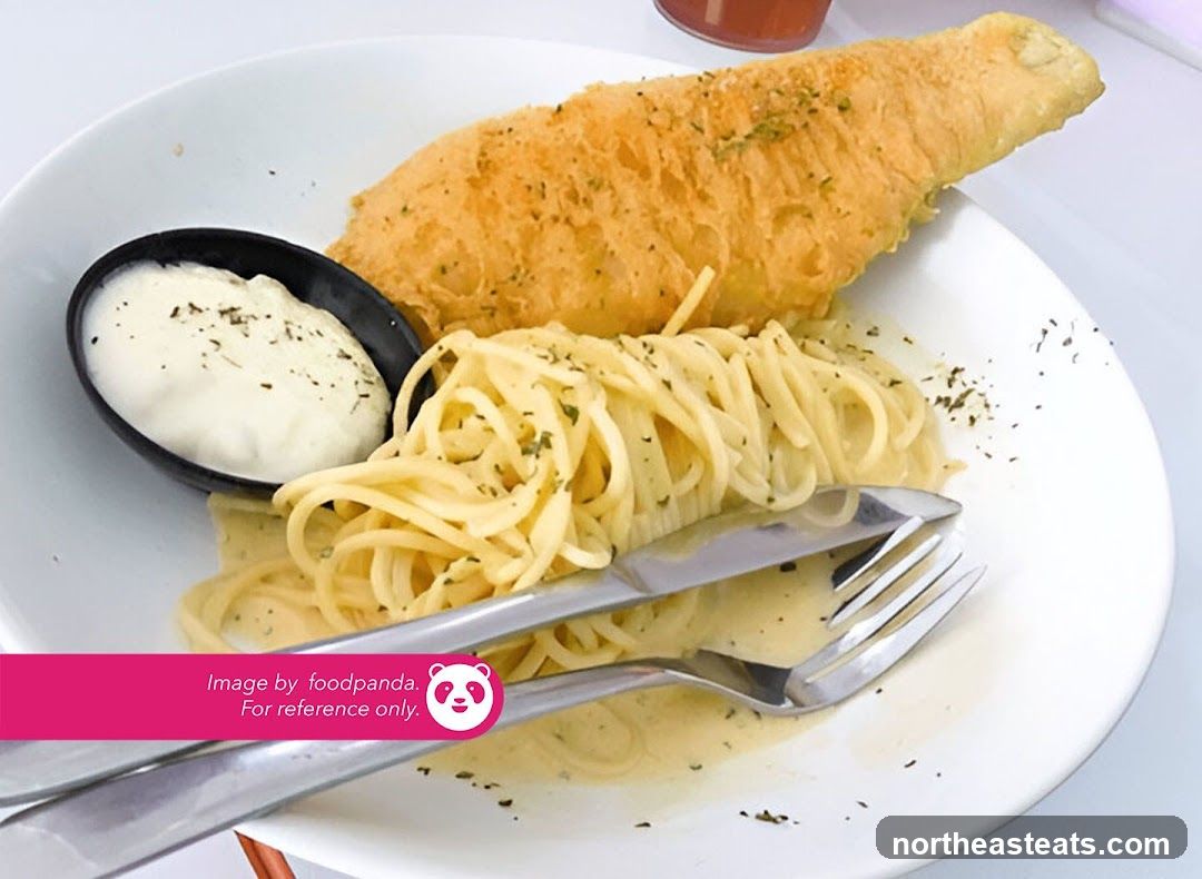 Fish and Chips with Pasta