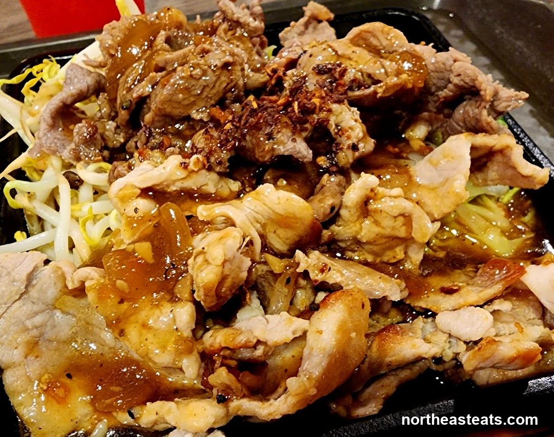 Sizzling Beef and Pork Dish