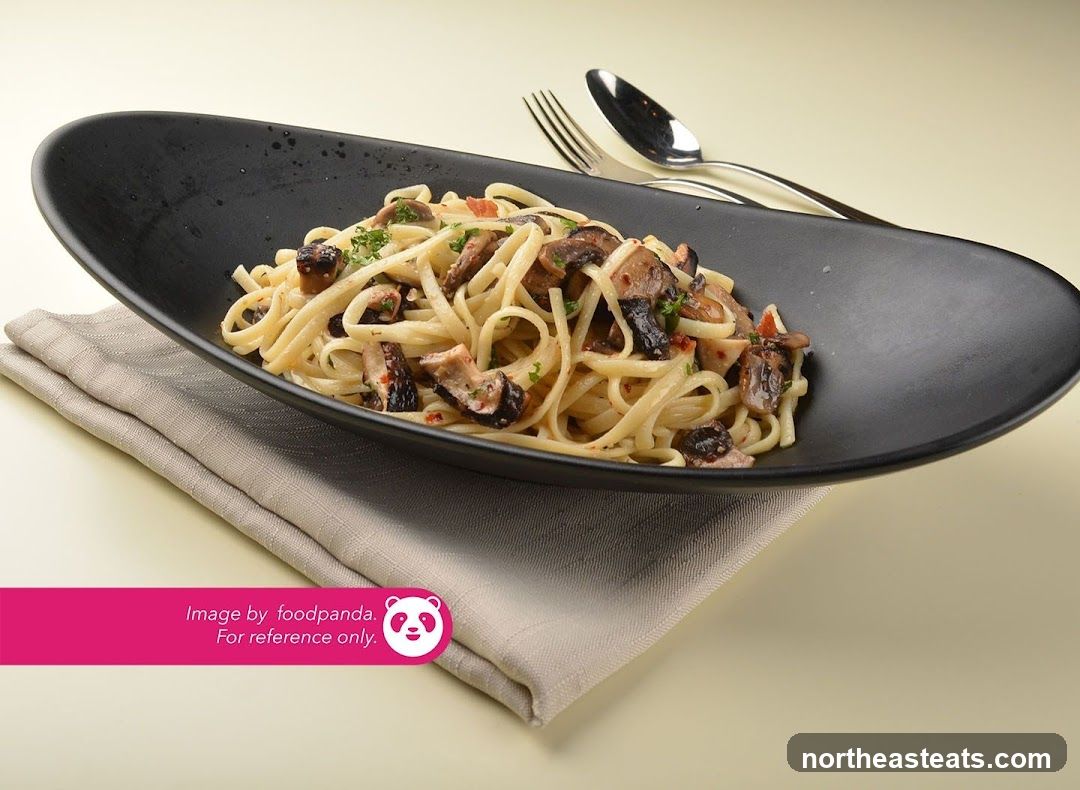 Mushroom Linguine