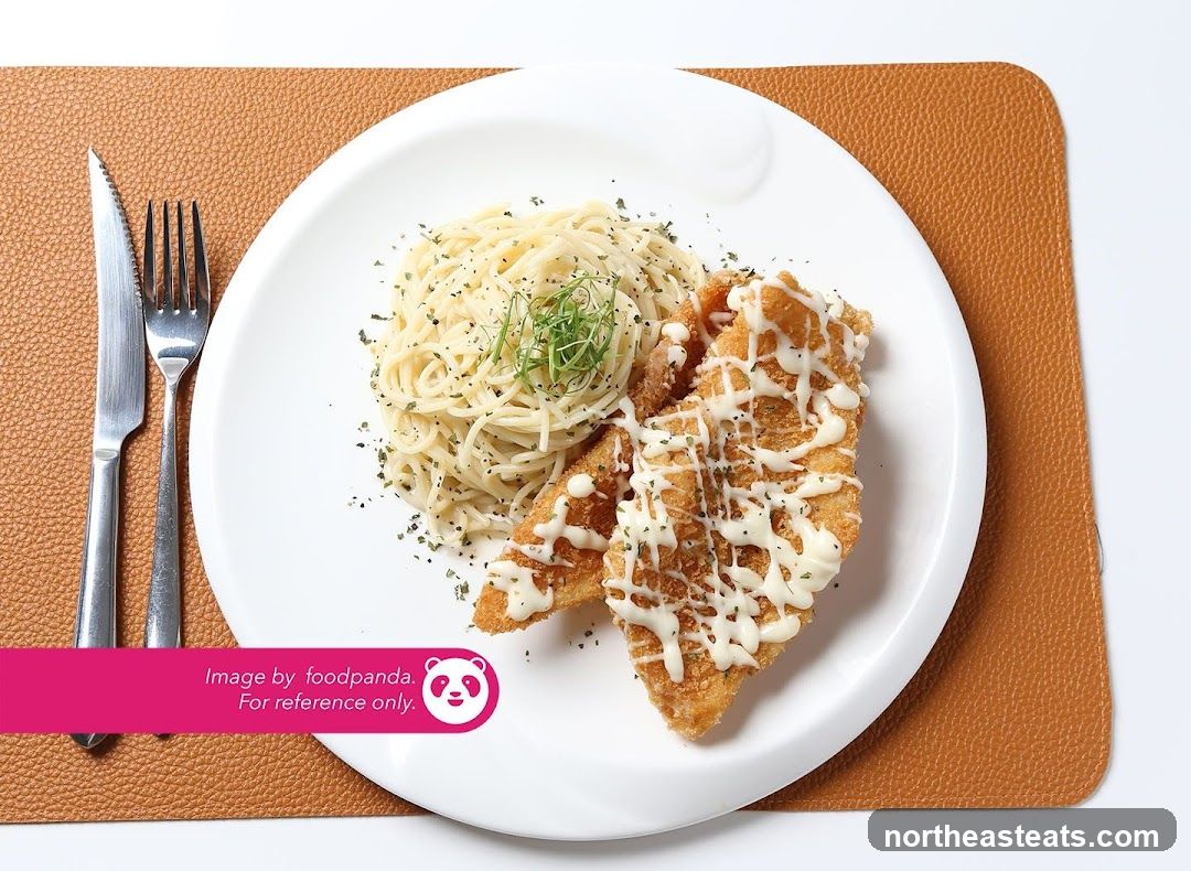 Fried Fish with Spaghetti