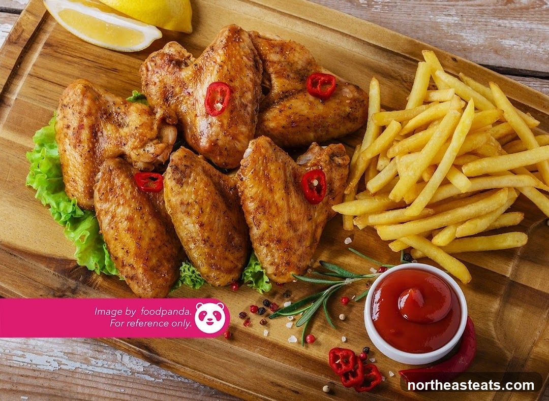 Chicken Wings and Fries