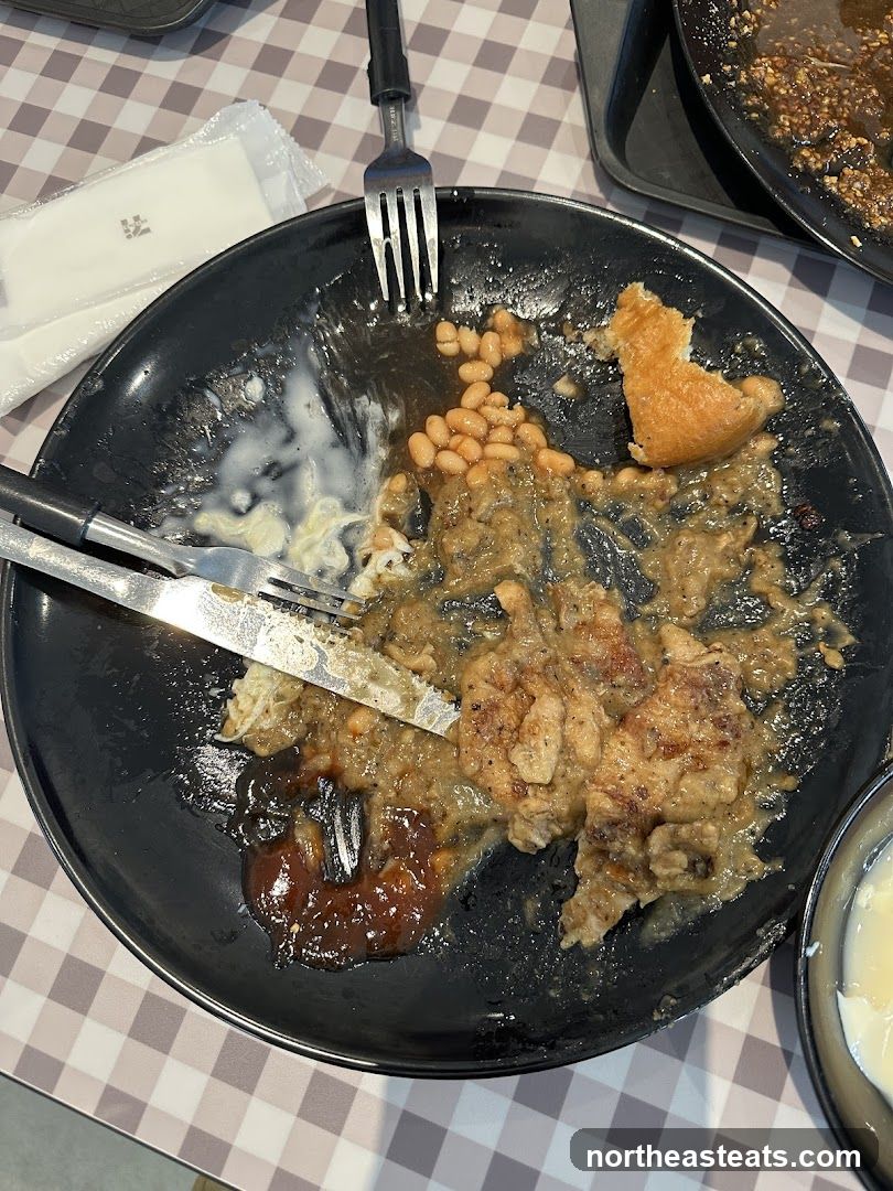 Partially Eaten Meal