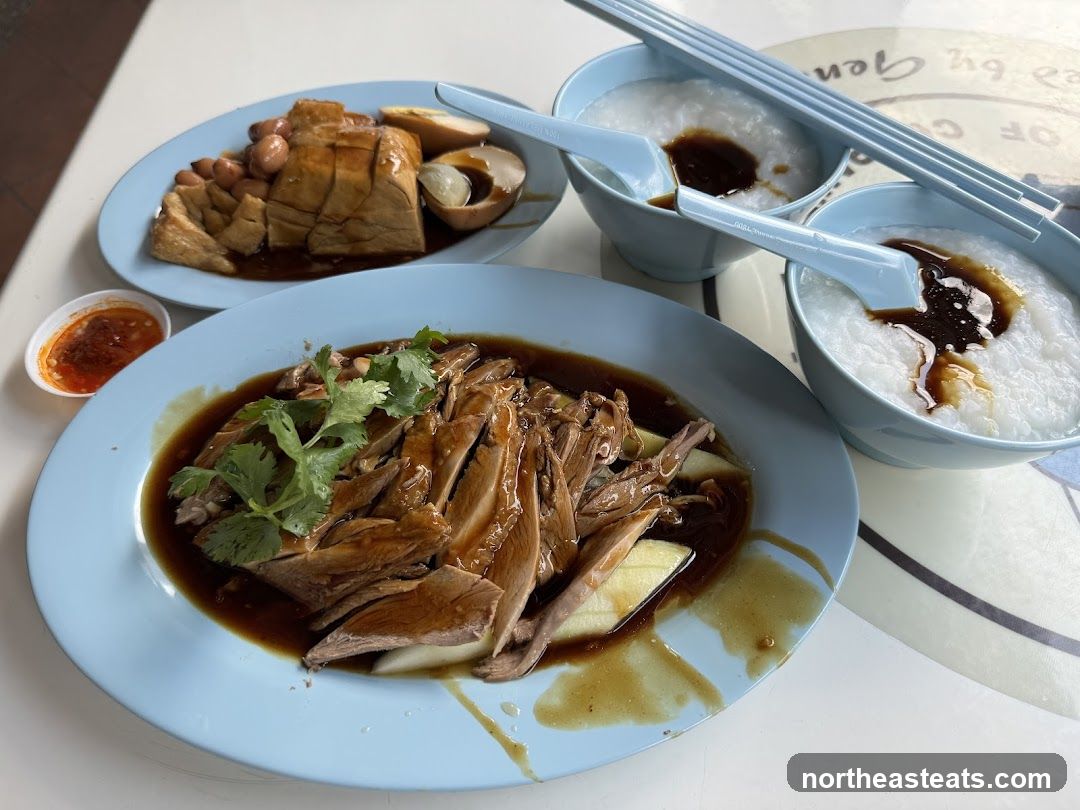 Braised Duck and Congee