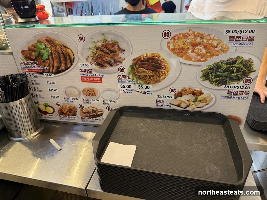 Duck Rice Menu